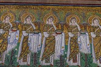 Mosaics in the Basilica di Sant'Apollinare Nuovo