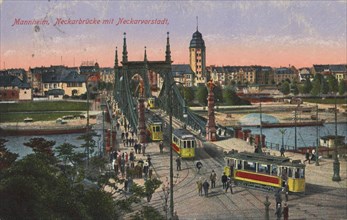Neckar bridge in Mannheim