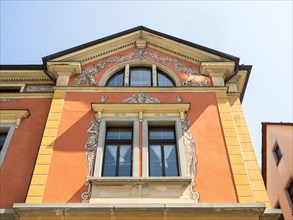Facade of a historic house in the old town
