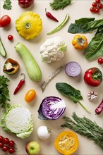 View organic vegetables arrangement. Resolution and high quality beautiful photo