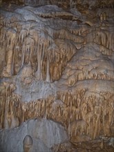 Stalactite formations in the Baerenhoehle