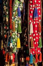 Selection of Ottoman Turkish traditional tassels in various colors