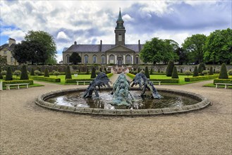 Fountain in the Baroque Garden at the Former Hospital