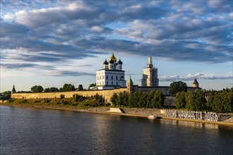 The kremlin and the Trinity Cathedral in Pskov