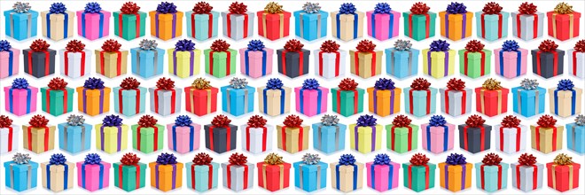 Christmas gifts christmas gifts background christmas gift banner panorama birthday gift birthday gifts christmas gifts isolated in Stuttgart