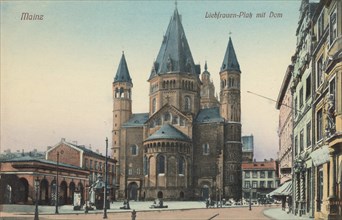 Liebfrauenplatz and cathedral in Mainz