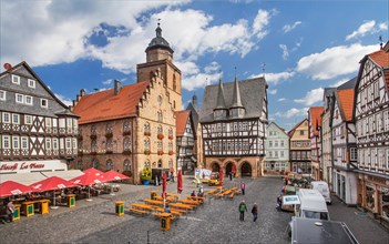 Market square with wine house