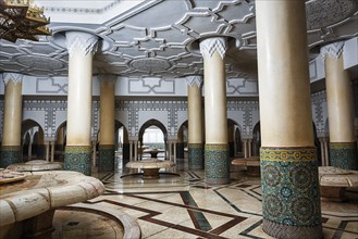 Splendid washrooms in the Hassan II Mosque