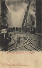 The Hamburg Fire Brigade in action
