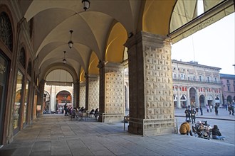 Arcade at Piazza Maggiore