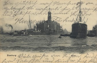 The harbour in Hamburg