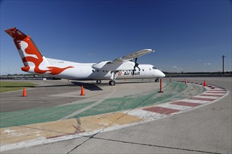 Passenger plane at the airshow