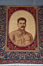 Tapestry with Josef Stalin