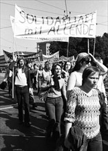 The Peace March '73 of the peace movement on 15. 9. 1973 in Dortmund had