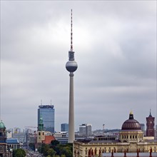 City panorama with the TV Tower