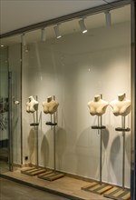 Mannequins in a fashion boutique