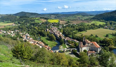 Lavoute Chilhac labelled Les Plus Beaux Villages de France. on river Allier
