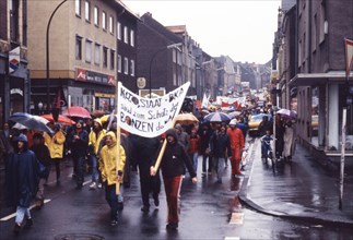Ruhr area. Easter March Ruhr 86 on 30. 3. 1986