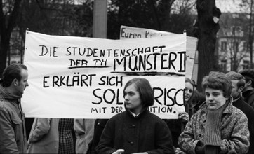 Students at the Paedagogische Hochschule in Dortmund and other universities protested in 1968 against an educational malaise