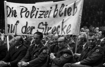 The protest of the police
