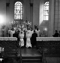 Bridal couples and weddings in 1966 in Sauerland