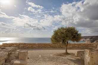 View of the Mediterranean Sea from the ancient city of Kourion