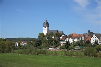 View of Usingen with Laurentius Church