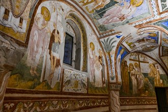 Colourful Crypt of the Frescoes