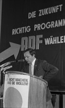 The founding party conference of the party Aktion demokratischer Fortschritt