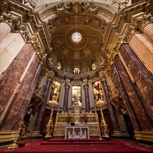 Interior view of altar