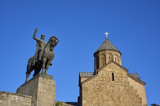 Equestrian Monument and Metechi Church