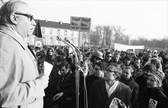 The NPD's right-wing radical action Resistance was a nationwide response to Willy Brandt's 1970 policy of understanding with the East