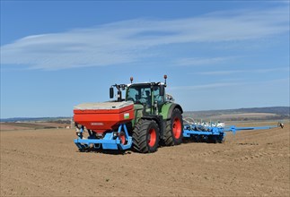 Seed drill brings seed to the field