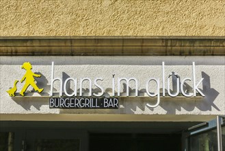 Lettering on facade