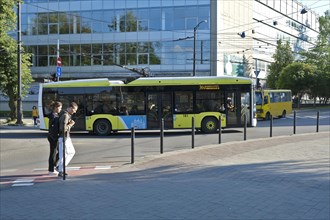 Modern trolley bus