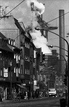 Negative highlights in the Ruhr area in the years 1965 to 1971. Air pollution in the Ruhr area