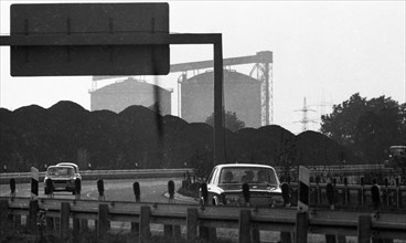 The Ruhr area in the summer of 1973 - here on 6-8 August 1973 - in Dortmund and Essen. Coal and steel offered another picture