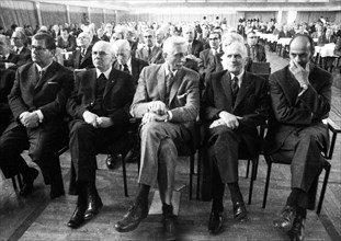 The Congress of the East German Expellees Associations on 15. 4. 1972 in Bad Godesberg. N. Herbert Hupka