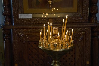 Candles in the Metechi Church