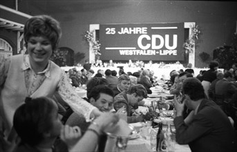 The CDU North Rhine-Westphalia-Westphalia-Lippe celebrated its 25th anniversary in Dortmund in August 1971 with an event