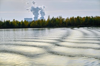 Lake Stoermthal recreation area near Leipzig