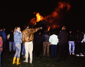 Ruhr area. Easter fire 1990