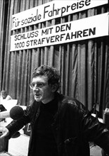 The demonstration of the Red Dot supporters and the demonstration afterwards were signs of solidarity with the legal persecutees in the Red Dot case on 12 October 1971 in Bochum. Herbert Lederer