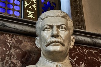 Head of the statue of Josef Stalin