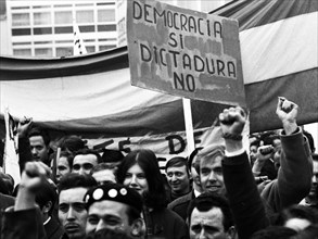 Spanish guest workers and German students demonstrated in Bonn in 1970 against the oppression of the Franco dictatorship