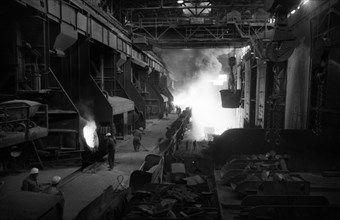 The production of steel products