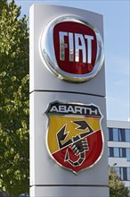 Italian car brands Fiat and Abarth