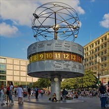 Urania World Time Clock on Alexanderplatz