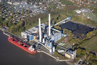 Aerial view of the Wedel combined heat and power plant