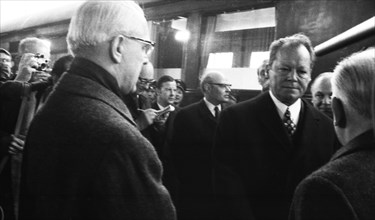 The first meeting of Willy Brandt